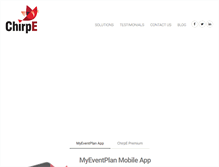 Tablet Screenshot of chirpe.com